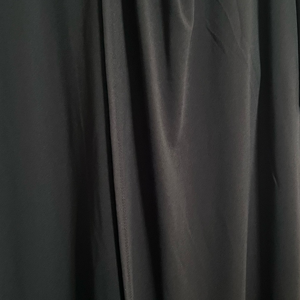 Express Midi Dress - Black Twist Front Long Sleeve Mock Neck- size M - Picture 7 of 10